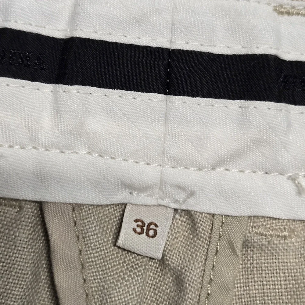BRITISH INDIA Traveler Size 36 Shorts Lightweight 100% LINEN Beach Vacay Resort